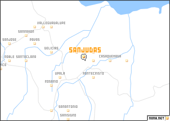 map of San Judas