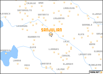 map of San Julián