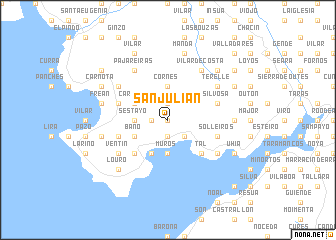 map of San Julián