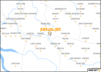 map of San Julián