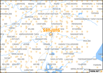 map of San-jung