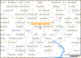 map of Sankar Dāna