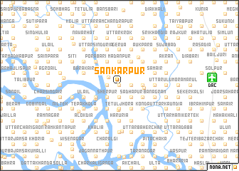 map of Sankarpur