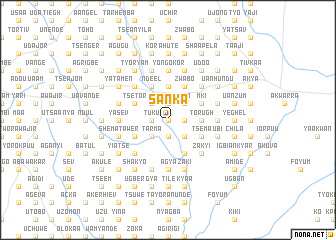 map of Sanka