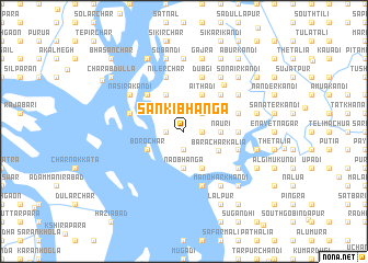 map of Sānkibhānga