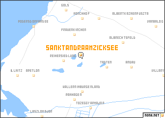 map of Sankt Andrä am Zicksee