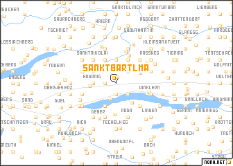 map of Sankt Bartlmä