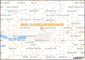 map of Sankt Georgen am Sandhof