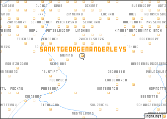 map of Sankt Georgen an der Leys