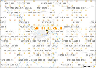 map of Sankt Georgen