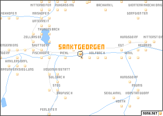 map of Sankt Georgen