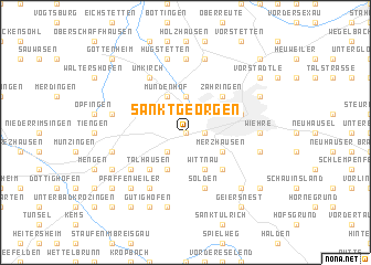 map of Sankt Georgen