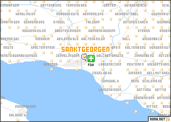 map of Sankt Georgen