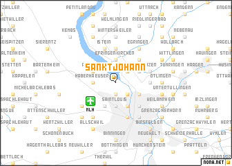 map of Sankt Johann