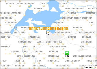 map of Sankt Jørgensbjerg