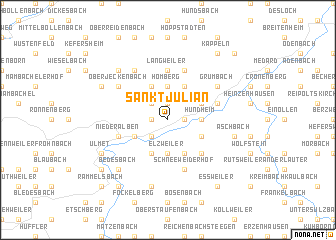 map of Sankt Julian