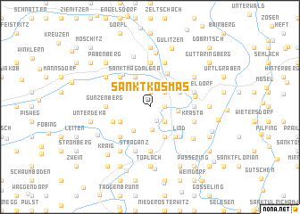 map of Sankt Kosmas