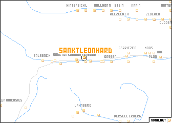 map of Sankt Leonhard