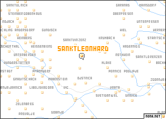 map of Sankt Leonhard