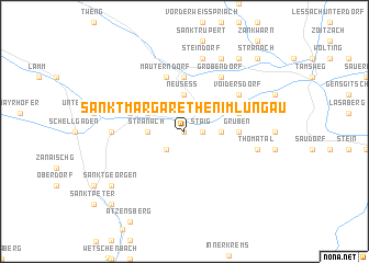 map of Sankt Margarethen im Lungau