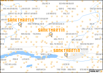 map of Sankt Martin