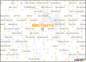 map of Sankt Martin