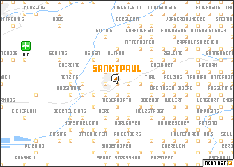 map of Sankt Paul