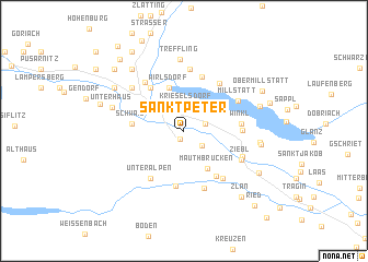 map of Sankt Peter