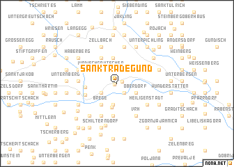 map of Sankt Radegund