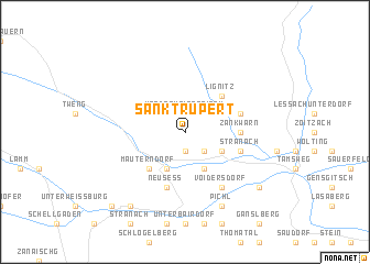 map of Sankt Rupert