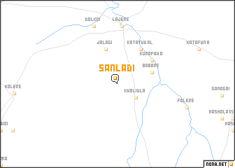 map of Sanladi