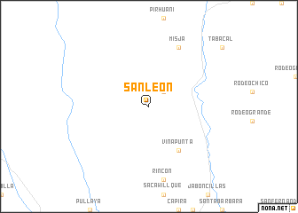 map of San León