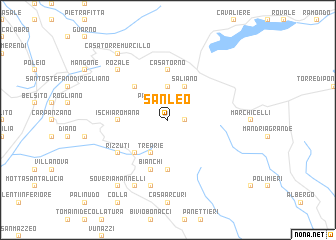 map of San Leo