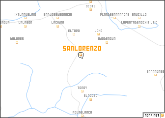 map of San Lorenzo