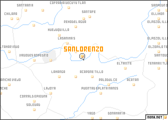 map of San Lorenzo