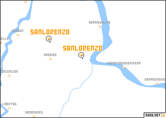 map of San Lorenzo