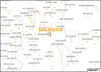 map of San Lorenzo