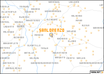 map of San Lorenzo