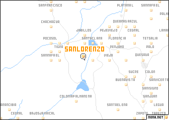 map of San Lorenzo