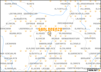 map of San Lorenzo