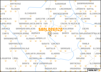 map of San Lorenzo