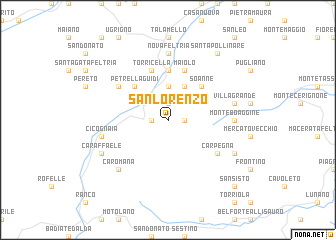 map of San Lorenzo