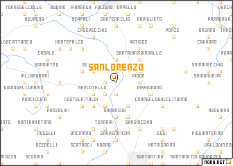 map of San Lorenzo