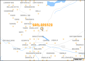 map of San Lorenzo