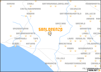 map of San Lorenzo