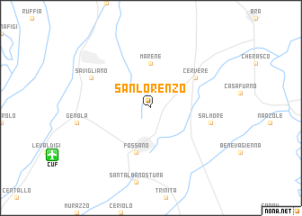 map of San Lorenzo