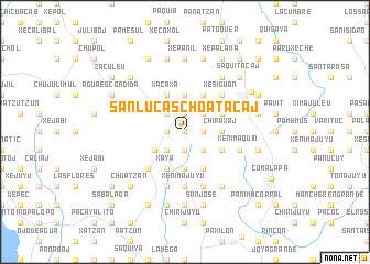 map of San Lucas Choatacaj