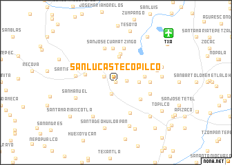 map of San Lucas Tecopilco