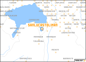 map of San Lucas Tolimán