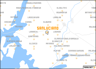 map of San Luciano